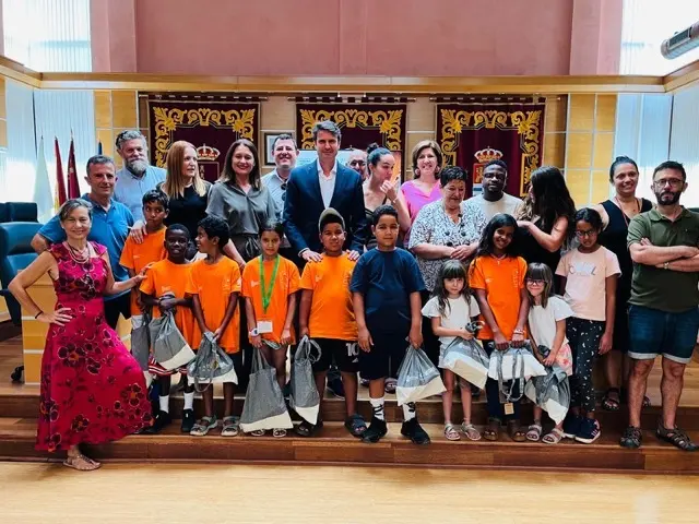 Recepción a niños programa Vacaciones en Paz