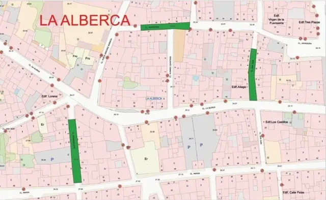 MAPA LA ALBERCA