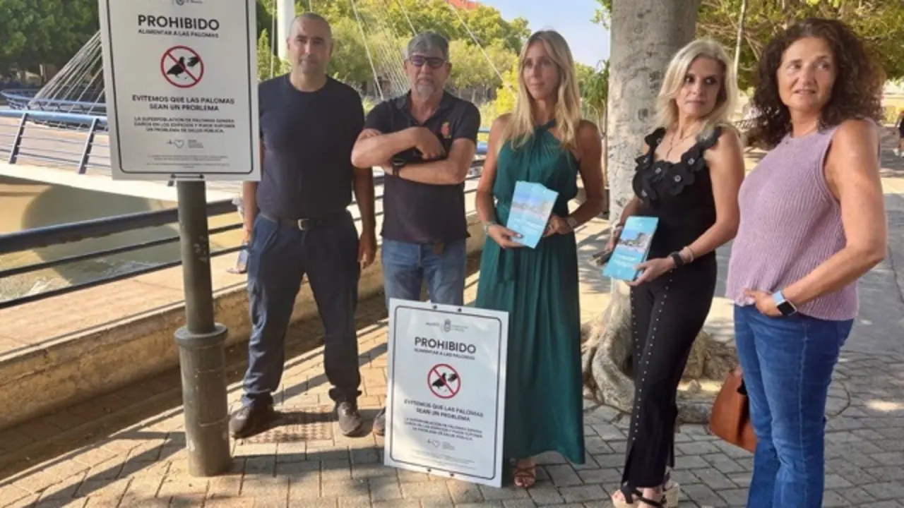 Campaña informativa palomas